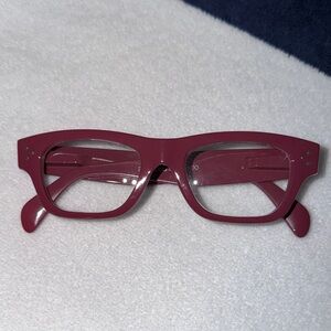 Peepers 1.0 Reading Glasses in Maroon Burgundy, Excellent Condition